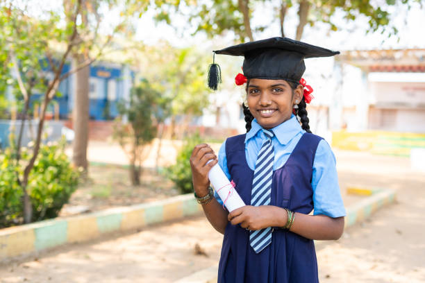 Student in graduation cap