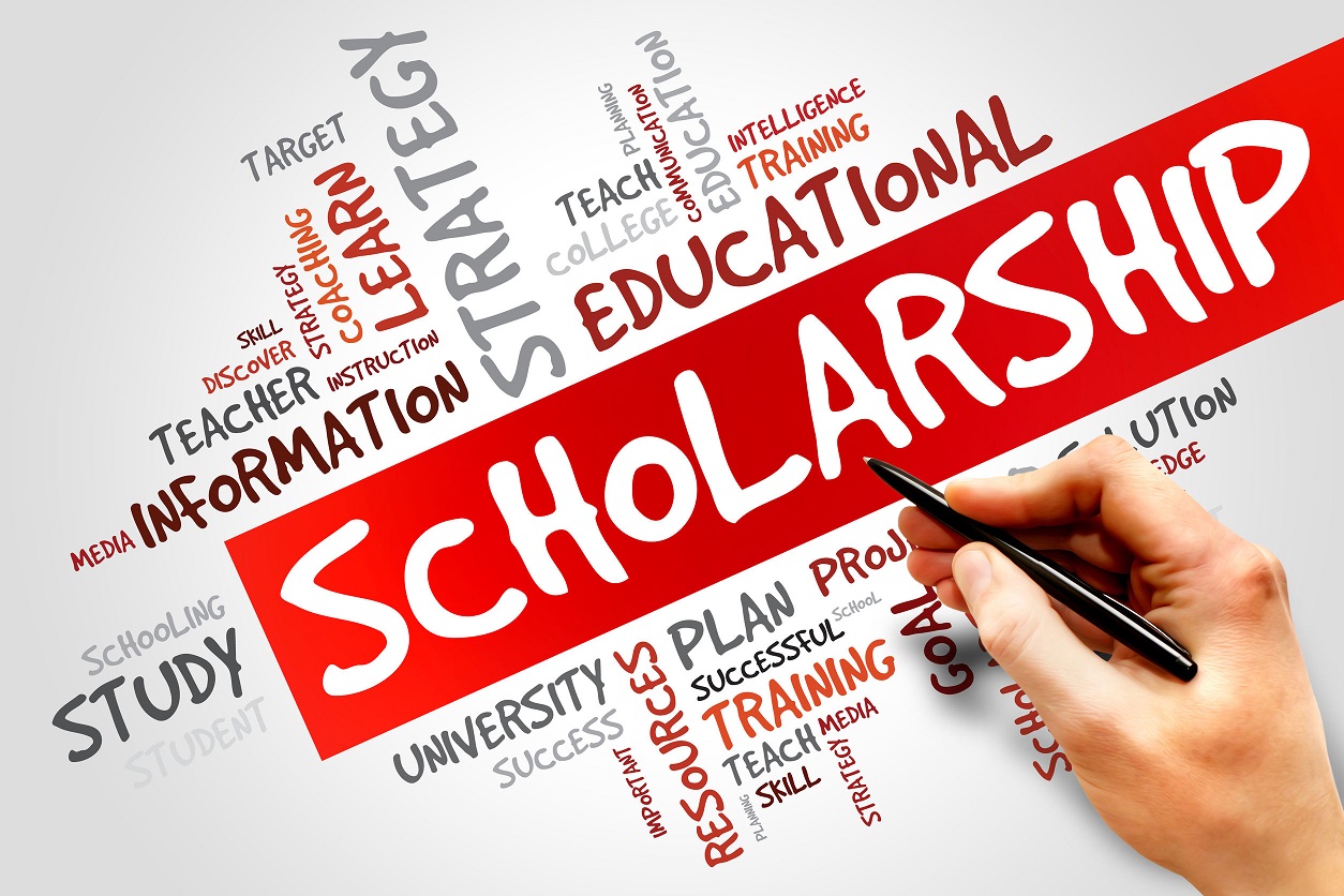 Scholarship word cloud